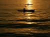 sunset kayakers